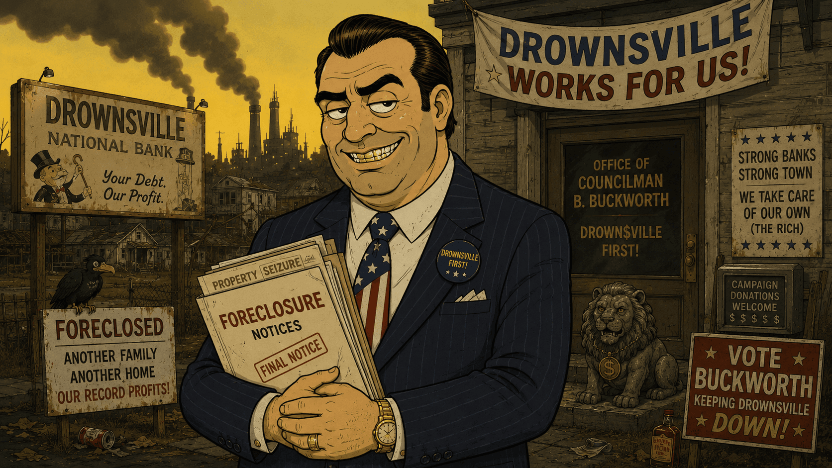 Drownsville councilman with foreclosure notices